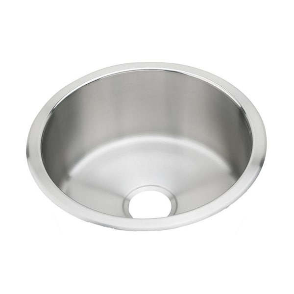 Stainless Steel 18-3/8 X 18-3/8 X 8 Single Bowl Top Mount Bar Sink